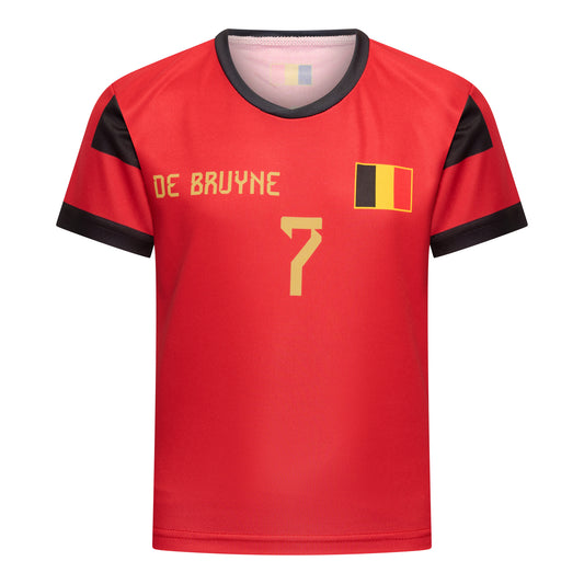 België voetbaltenue thuis voetbalshirt + broek set