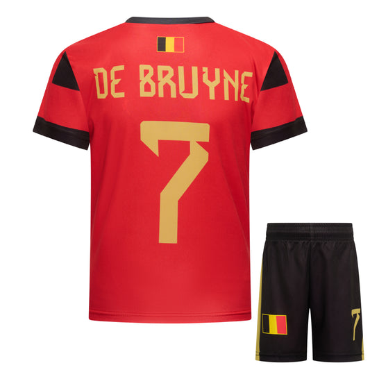 België voetbaltenue thuis voetbalshirt + broek set