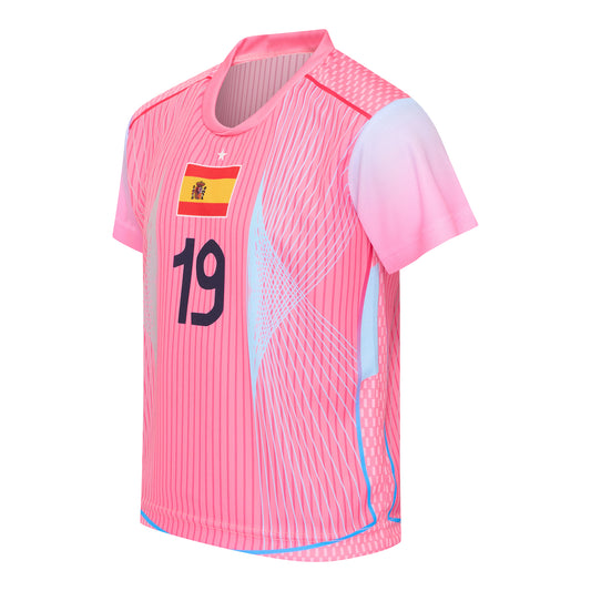 Lamine Yamal Roze voetbalshirt en broekje - Spanje Voetbaltenue