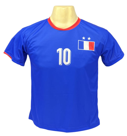 Kylian Mbappé voetbaltenue Frankrijk thuis 2025/2026 - voetbalshirt + broek set