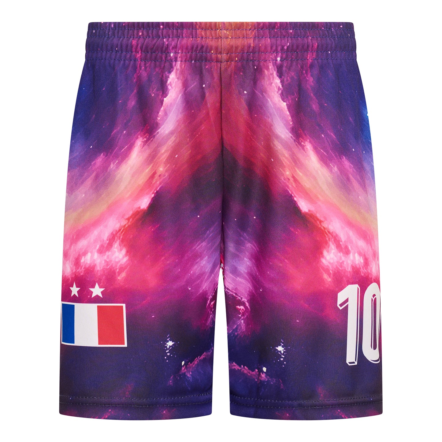 Mbappe Voetbaltenue Galaxy Design Frankrijk - Voetbalshirt en Broekje