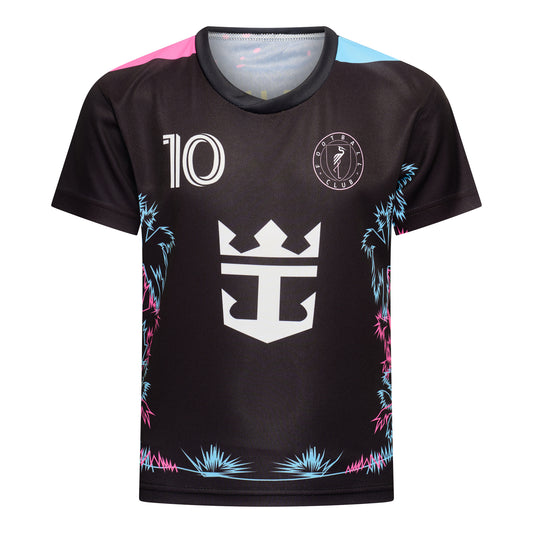 Messi Miami Voetbalshirt en Broekje Voetbaltenue Zwart - Inter Miami CF