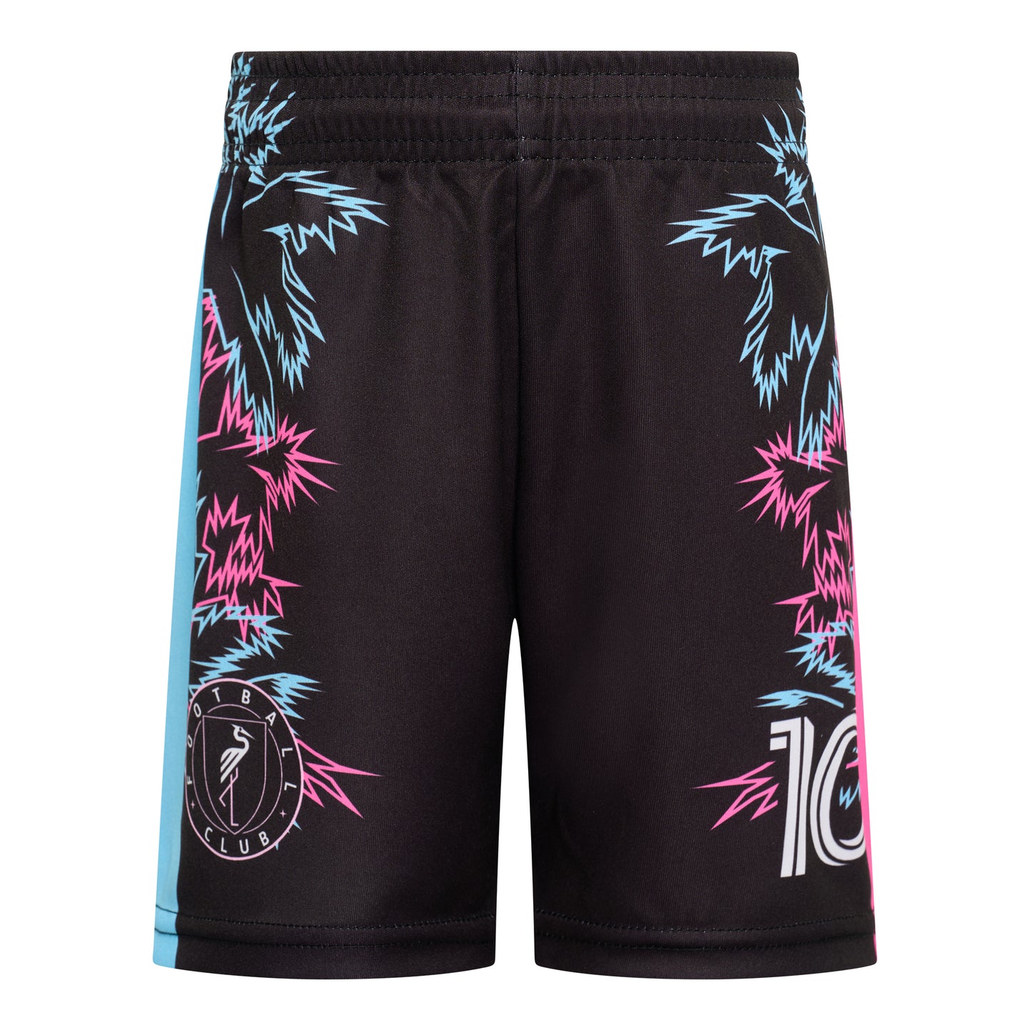 Messi Miami Voetbalshirt en Broekje Voetbaltenue Zwart - Inter Miami CF