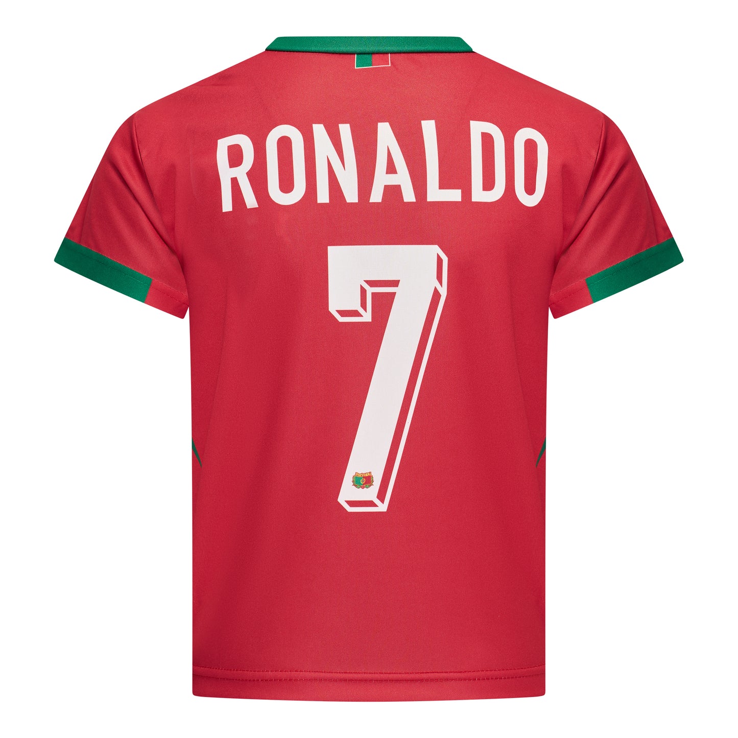 Cristiano Ronaldo CR7 voetbaltenue Portugal thuis - voetbalshirt + broekje set
