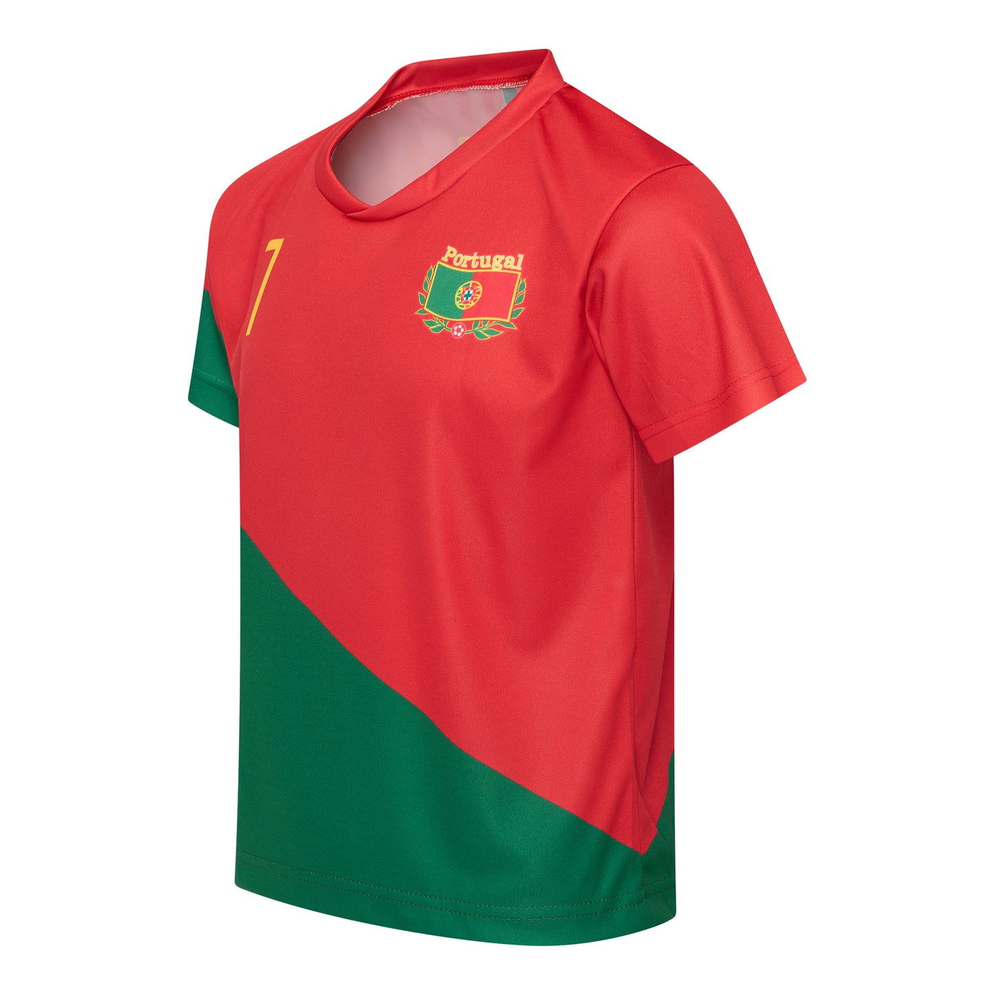Ronaldo Voetbaltenue Half Groen/Rood Portugal