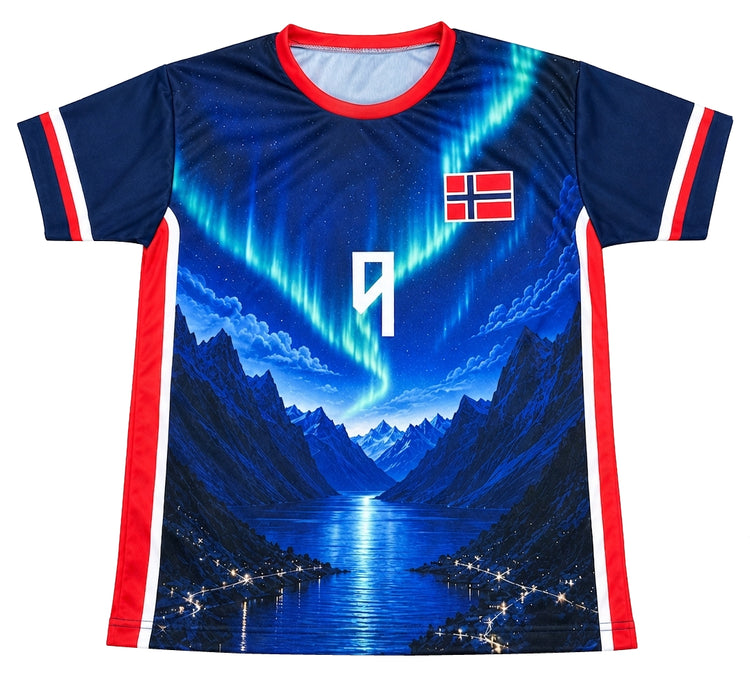 Haaland Voetbalshirt en Broekje Noorwegen Bergen Special Edition Voetbaltenue – foto 3 van 5