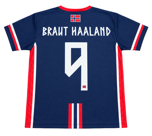 Haaland Voetbalshirt en Broekje Noorwegen Bergen Special Edition Voetbaltenue