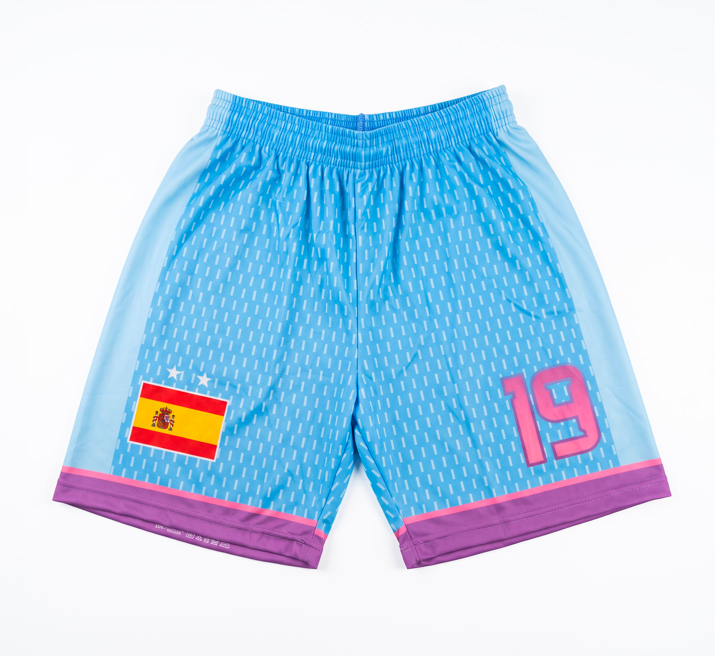 Lamine Yamal Blauw Voetbalshirt en Broekje Spanje