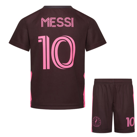 Messi Miami Voetbalshirt en Broekje Zwart
