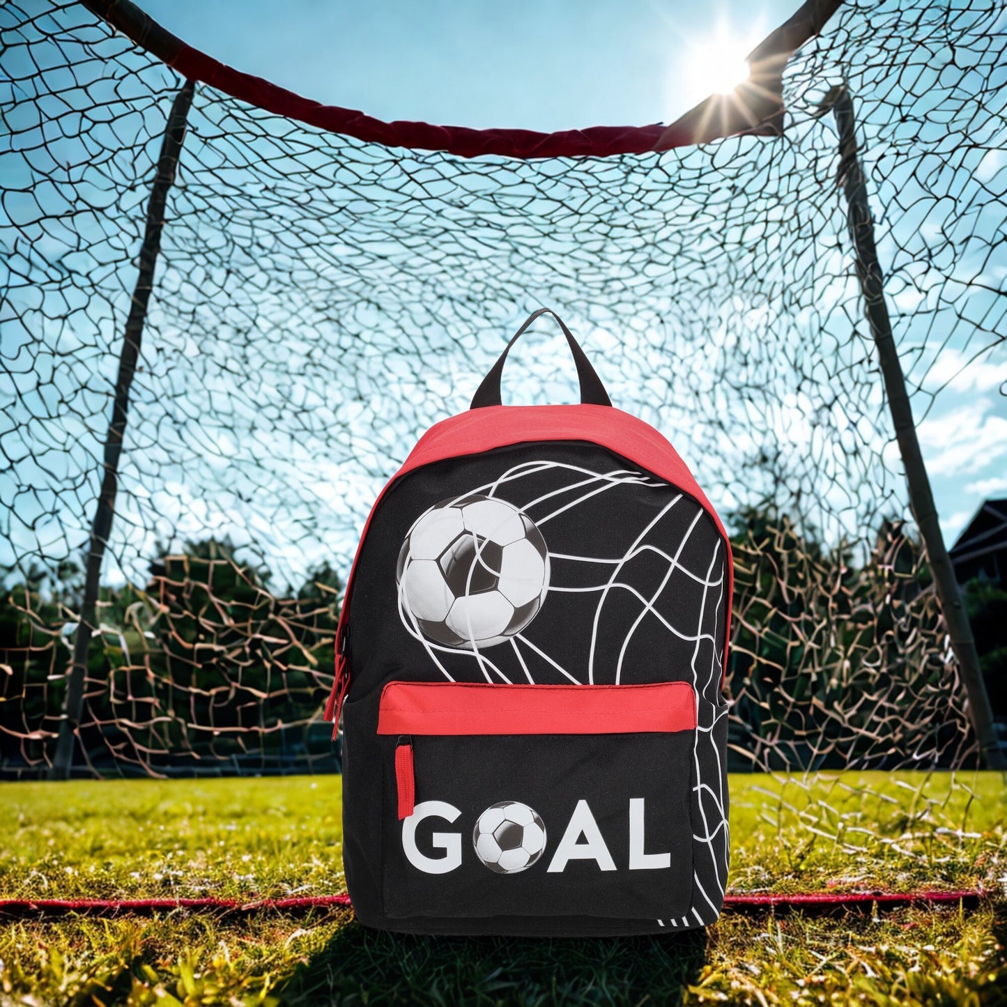 Beagles Voetbal Rugzak - Rood